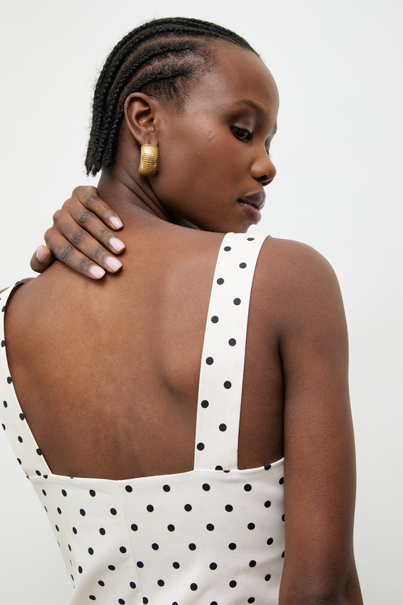 Answear.LAB μπλούζα γυναικεία από βαμβάκι με ελαστάν 96116.iak μπεζ