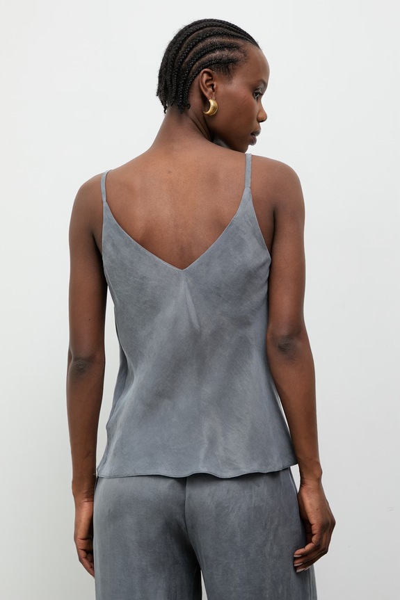 Ρούχα Answear.LAB top γυναικείο από lyocell 95107.iak μπλε