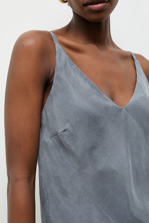 Answear.LAB top γυναικείο από lyocell 95107.iak μπλε