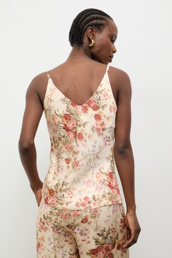 Ρούχα Answear.LAB top γυναικείο από βισκόζη 95070.iak μπεζ