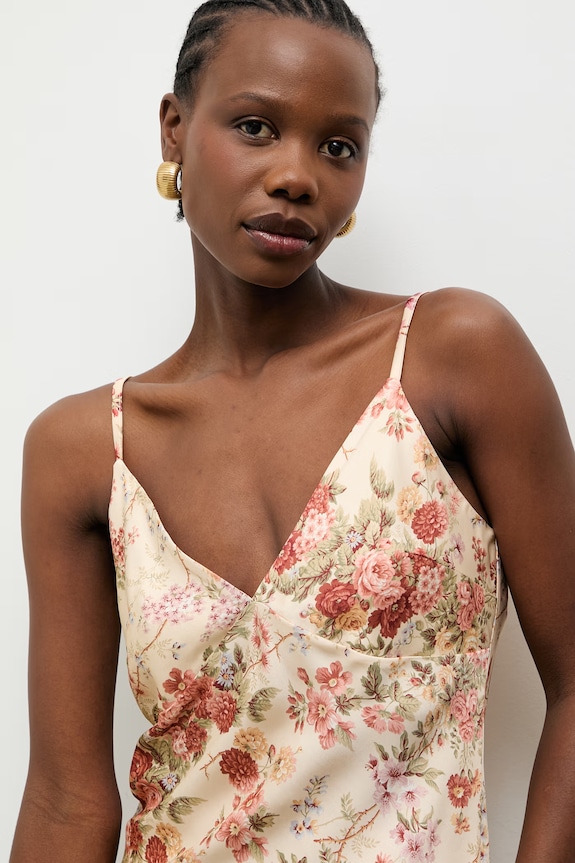 Answear.LAB top γυναικείο από βισκόζη μπεζ 95070.iak