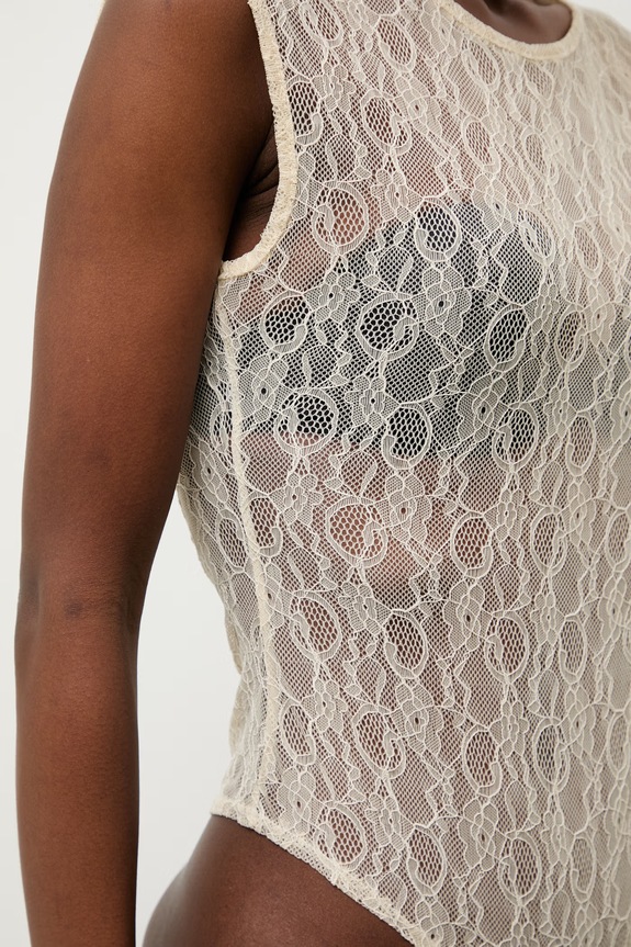 Answear.LAB body za žene bež 95129.iak