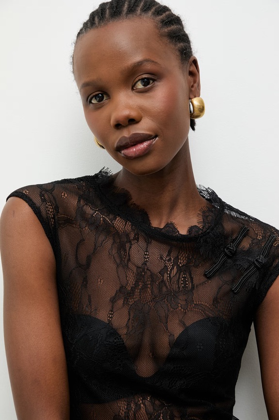 Answear.LAB μπλούζα γυναικεία μαύρο 95131.iak