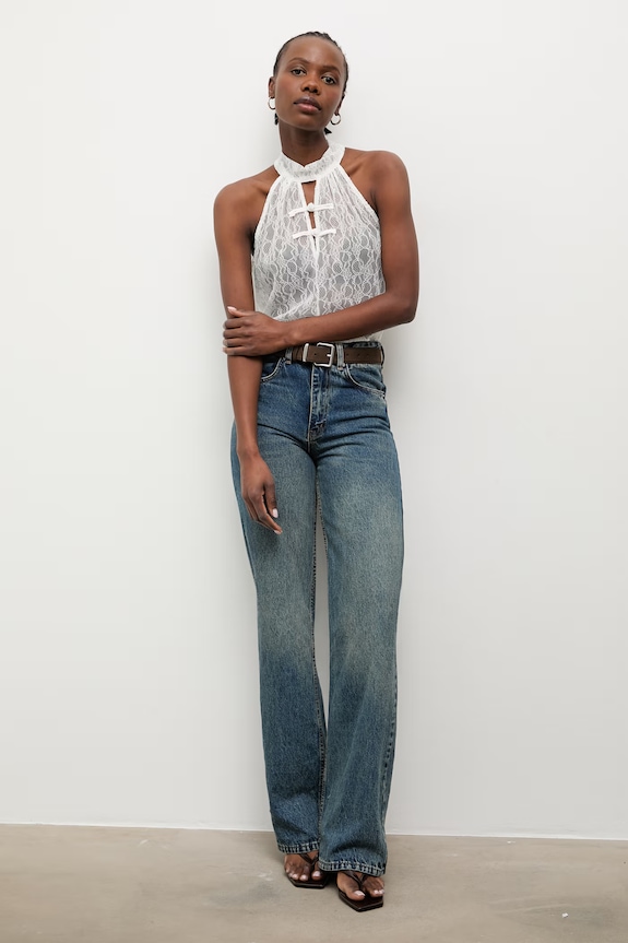 Answear.LAB top ženski 95130.iak bela WS26