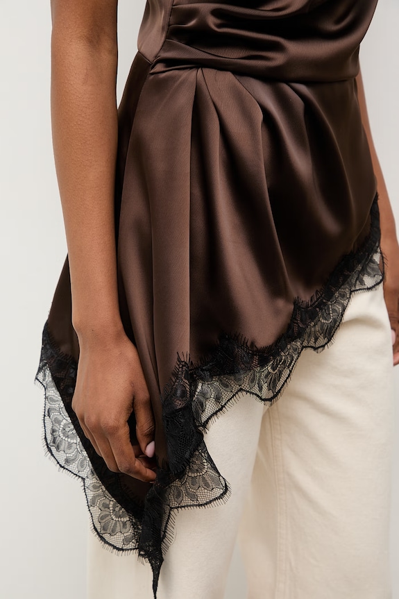 Answear.LAB top damski 18808/25K.tok brązowy