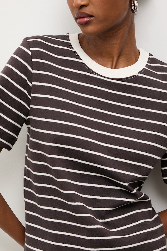 Answear.LAB T-shirt damski bawełniany 16711.tok brązowy