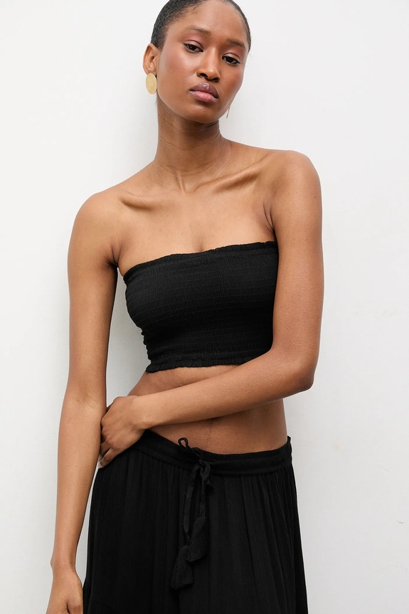 Top a sukňa Answear.LAB Reina/BUSTIER.hak čierna WS26