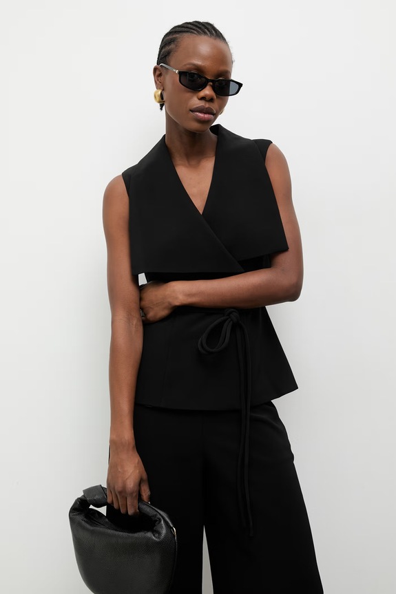 Answear.LAB komplet damski z bawełną 971450.971451.hak czarny WS26