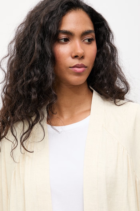 Answear.LAB komplet codzienny damski z dodatkiem lnu solid.set