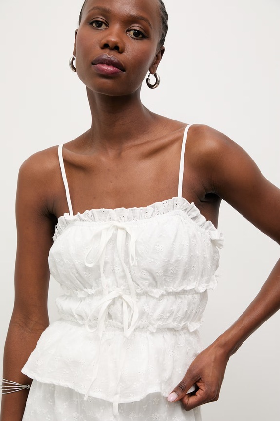 Answear.LAB σετ γυναικείο βαμβακερό PS9521ABS.fak λευκό