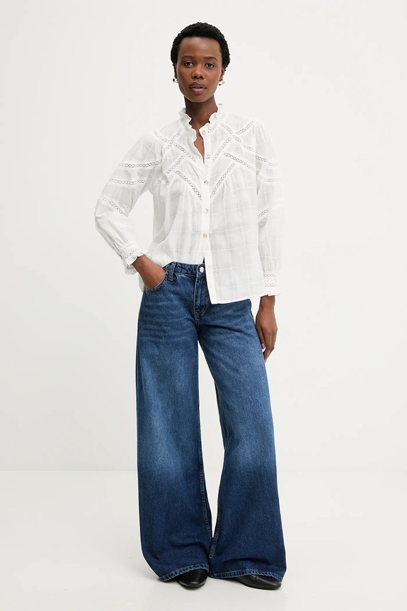 Answear.LAB camicia in cotone FT1214.hak bianco WS26