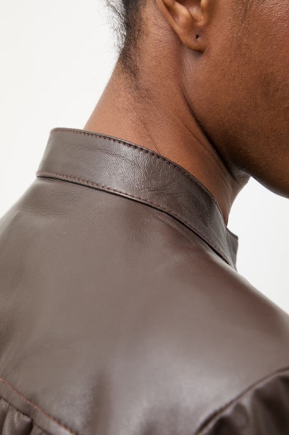 Γυναικείο δερμάτινο μπουφάν Answear.LAB από την Unscripted collection MEMO