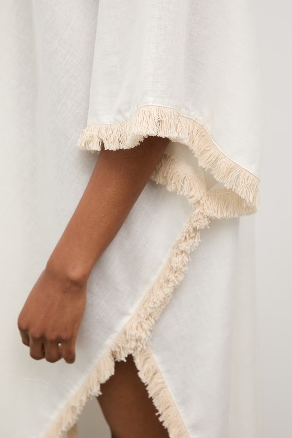 Odzież Answear.LAB kimono damskie bawełniane V/33631 beżowy
