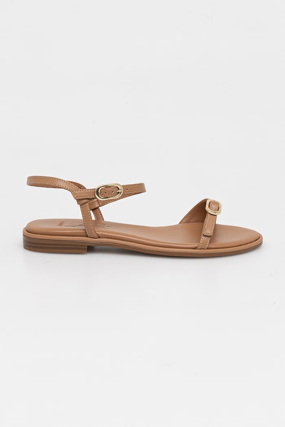 Answear.LAB sandale de piele LA-L24050-1809A.hak bej WS26