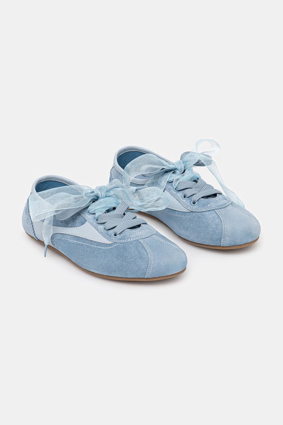 Semišové tenisky Answear.LAB POWDER BLUE powernude.hak modrá WS26