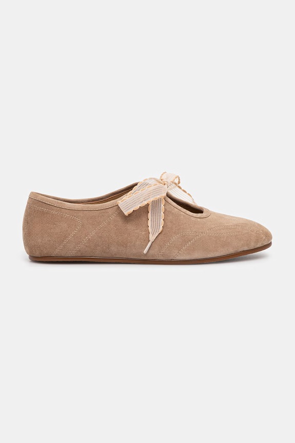 Μπαλαρίνες σουέτ Answear.LAB POISE GRACE LT263-2.cjk μπεζ