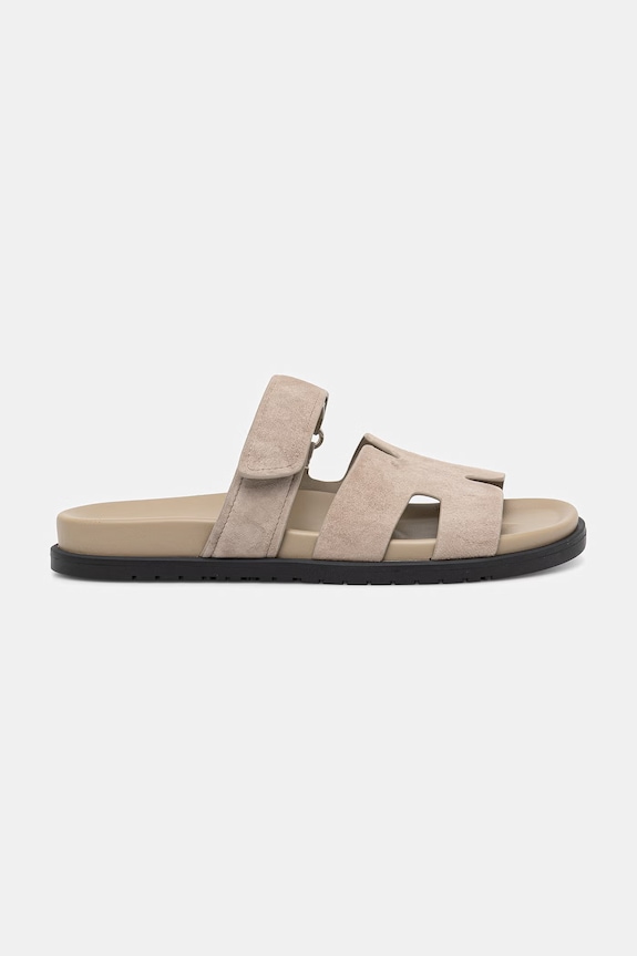 Answear.LAB papuci din piele LT592L-97.cjk bej WS26