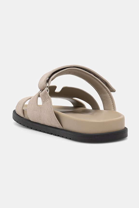 Answear.LAB papuci din piele bej LT592L-97.cjk