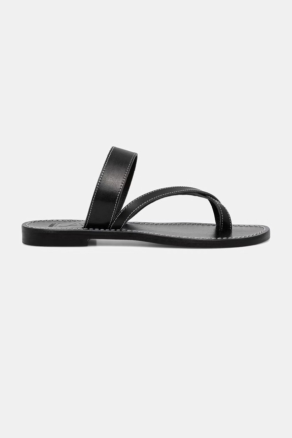 Answear.LAB slapi de piele piele negru RSP-11518.ijk