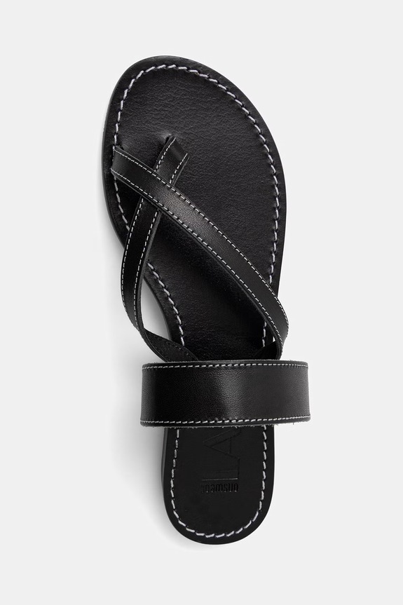 Answear.LAB slapi de piele negru RSP-11518.ijk