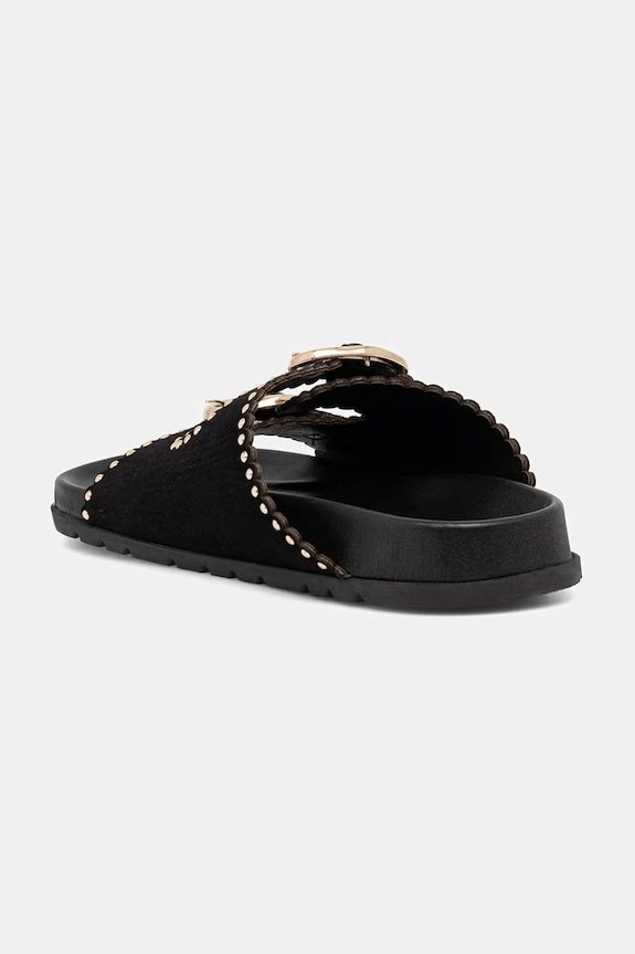 Încălțăminte Answear.LAB papuci din piele RSP-11708.ijk negru