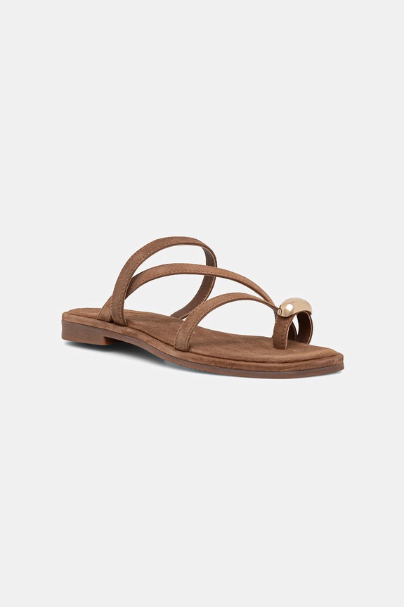 Answear.LAB papuci din piele RSP-11772.ijk maro WS26