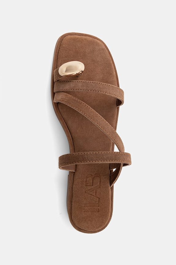 Answear.LAB papuci din piele maro RSP-11772.ijk
