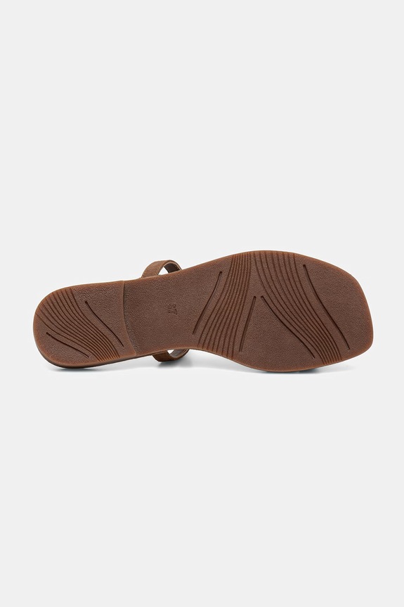 Answear.LAB papuci din piele RSP-11772.ijk maro
