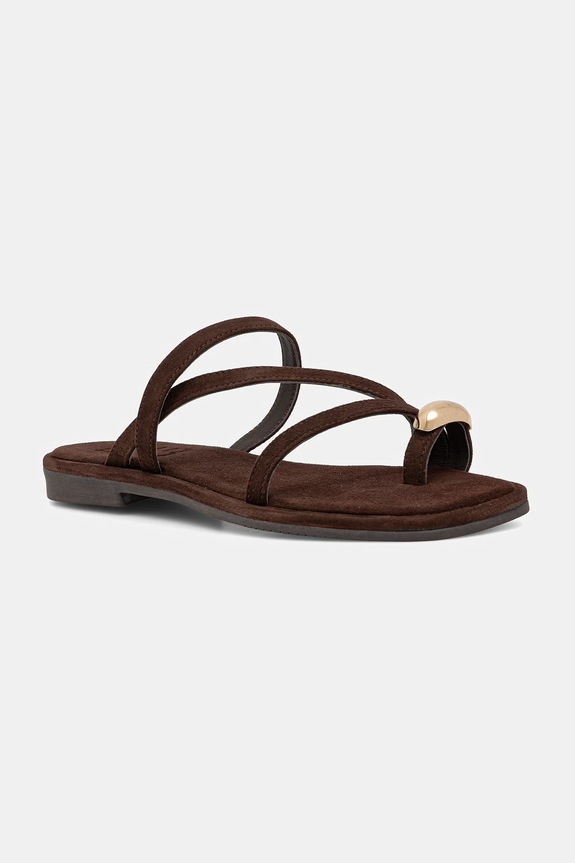 Answear.LAB papuci din piele RSP-11772.ijk maro WS26