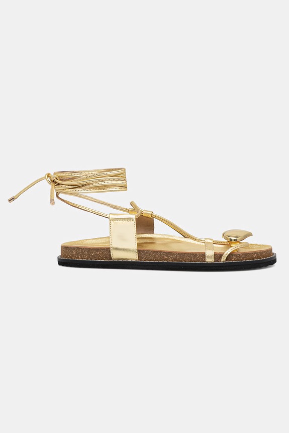Answear.LAB sandale din piele 19220-1.cjk aur WS26