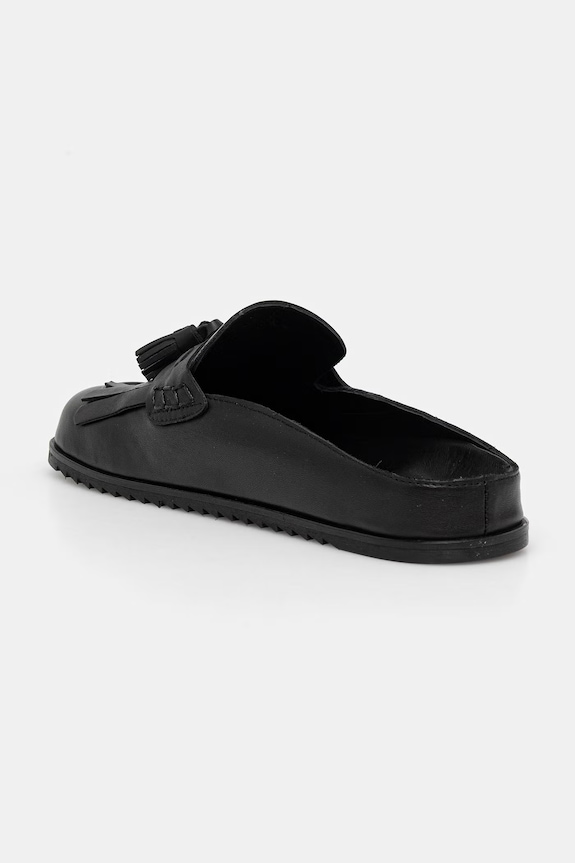 Kožené pantofle Answear.LAB černá 25-462.tjk