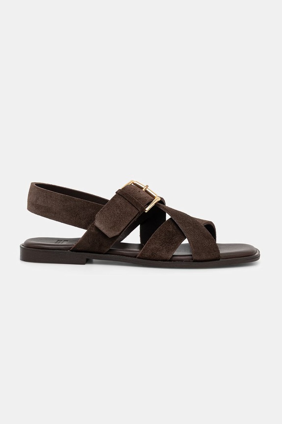 Answear.LAB sandale din piele intoarsa 3101-62.tjk maro WS26