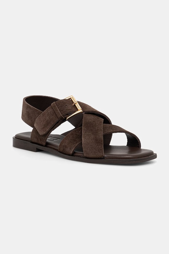 Încălțăminte Answear.LAB sandale din piele intoarsa 3101-62.tjk maro