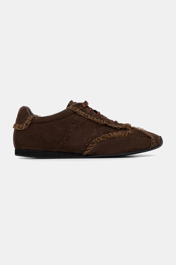 Answear.LAB sneakers din piele întoarsă SOFT LACE CHESTNUT LT96-8.cjk maro