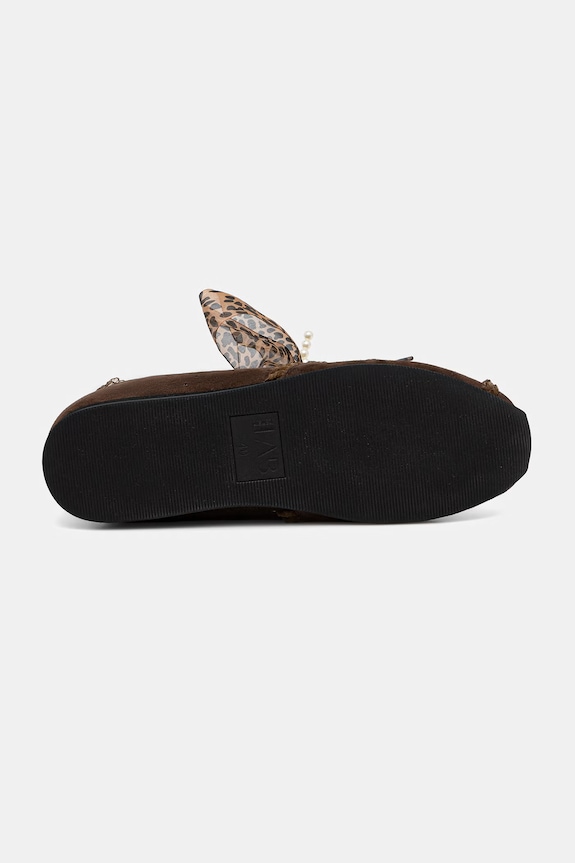 Answear.LAB sneakers din piele întoarsă SOFT LACE CHESTNUT LT96-8.cjk