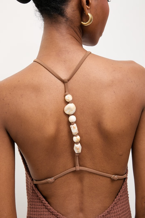 Answear.LAB sukienka plażowa damska HL4AE79.fak brązowy