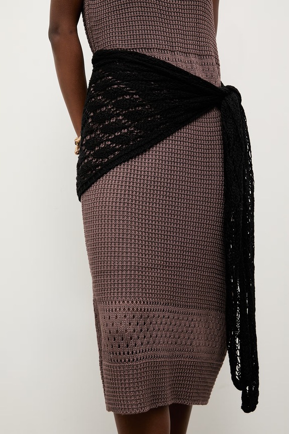 Answear.LAB pareo damskie czarny 2506071