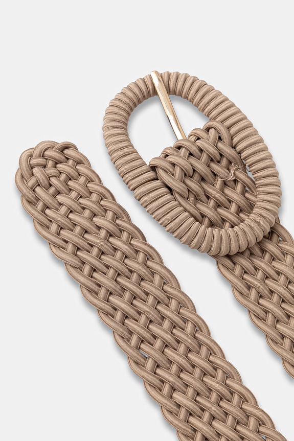 Answear.LAB pasek pleciony damski CT7893.hak brązowy WS26