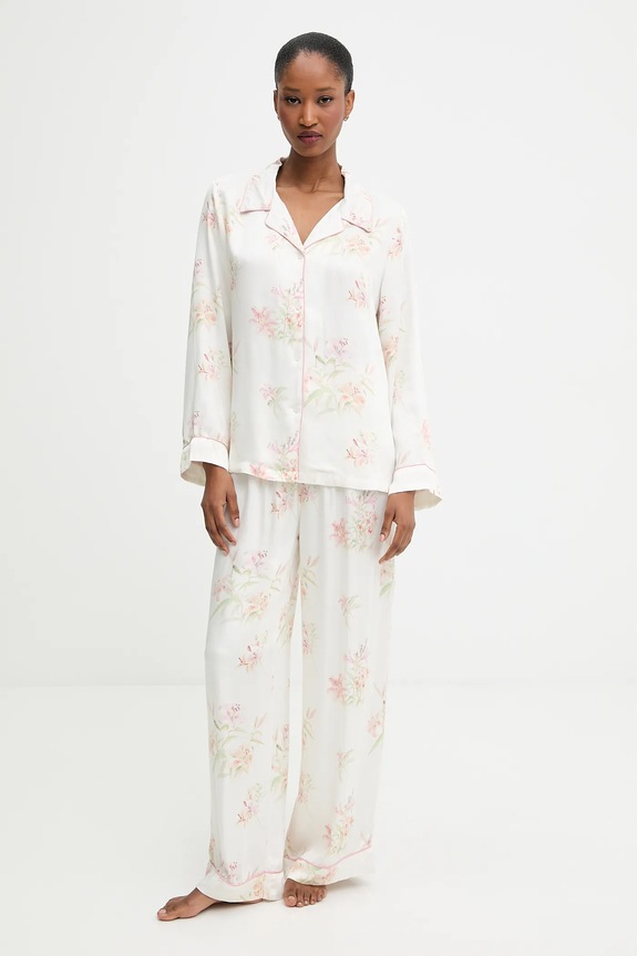 Answear.LAB pijama set bej p.long1.cjk