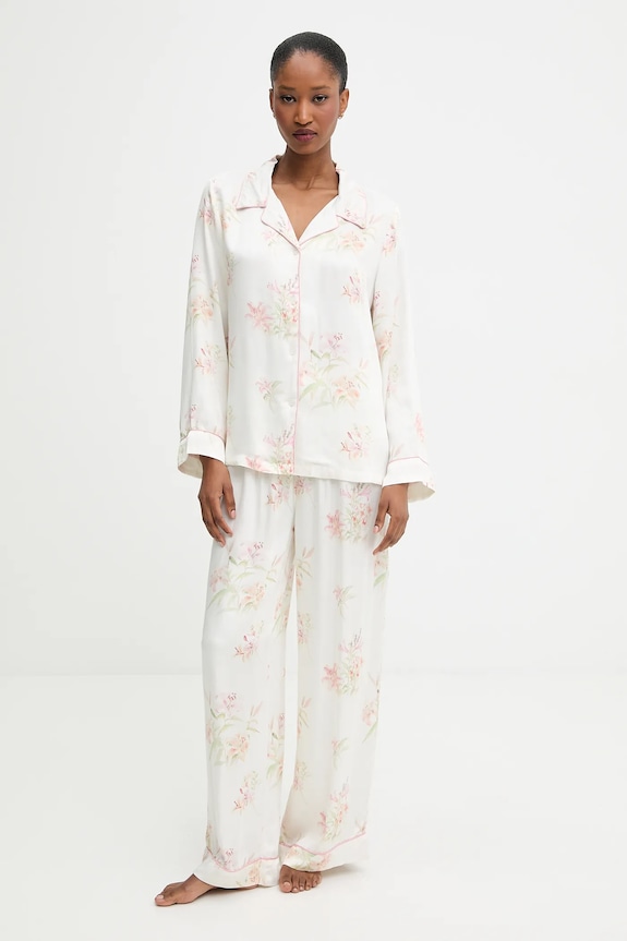 Answear.LAB pijama set bej p.long1.cjk