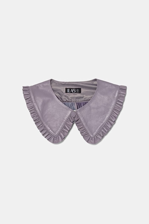 Answear.LAB guler decorativ pentru femei, din piele ARIN Unscripted Collection violet ARIN