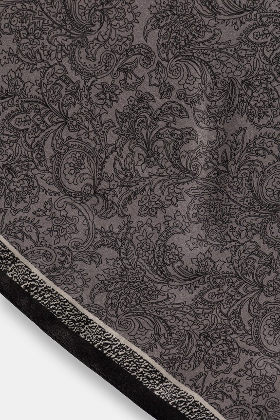 Accesorii Answear.LAB eșarfă de mătase Unscripted Collection 129.flk negru