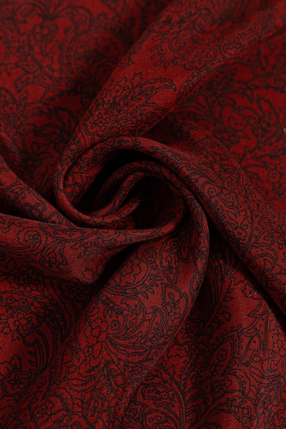 Answear.LAB eșarfă de mătase Unscripted Collection rosu 128.flk