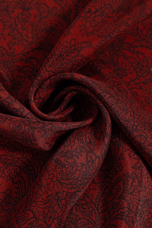 Answear.LAB eșarfă de mătase Unscripted Collection rosu 128.flk