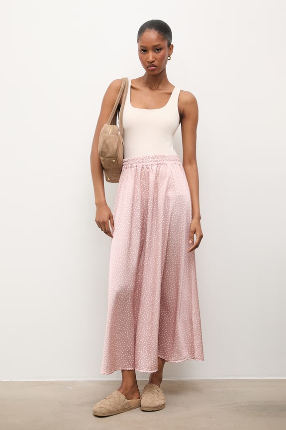 Answear.LAB spódnica różowy gn1928.isr