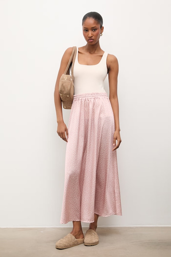 Answear.LAB spódnica różowy gn1928.isr