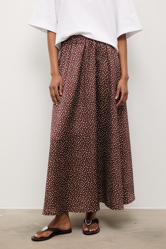 Answear.LAB spódnica gn1928.isr brązowy WS26