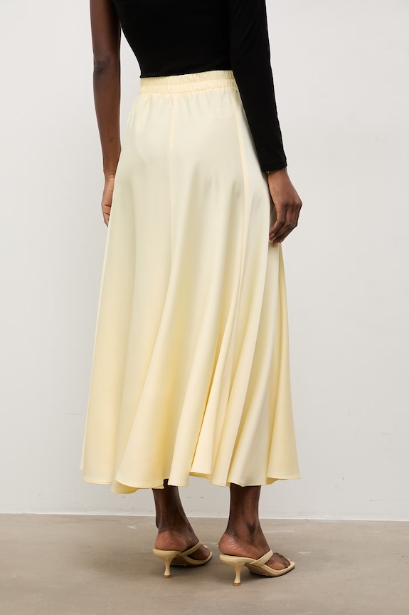 Odzież Answear.LAB spódnica ck08152-3.fak żółty