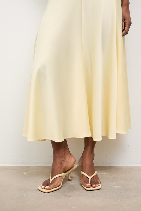 Answear.LAB spódnica żółty ck08152-3.fak