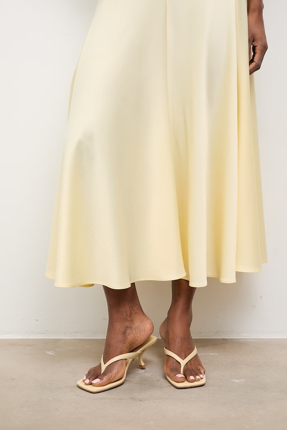 Answear.LAB spódnica żółty ck08152-3.fak